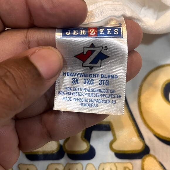 San Antonio Texas Men 3XL White Short Sleeve Shirt Basic Print Light Weight - Picture 3 of 5